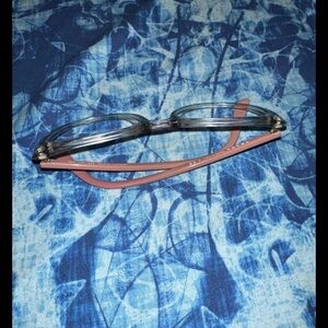 Prada Eyeglasses Frames Only, VPR07V, 51-20 326-101 Clear/Pink, Made in Italy